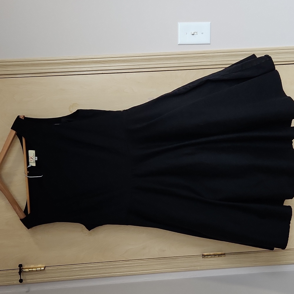 Grace Karin black dress with taffeta slip 2x